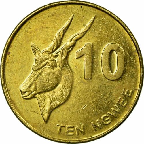 Zambia 10 Egwee 2012 Edition Coins Africa Original Coin Collectible Edition Real Rare Commemorative