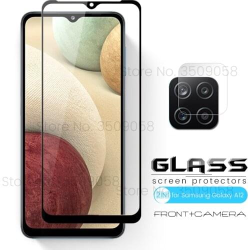Gelaxi a12 cover screenprotect for samsung galaxy a 12 sm-a125f/dsn 6.5'' camera glass on samsunga12 galaxya12 protective film