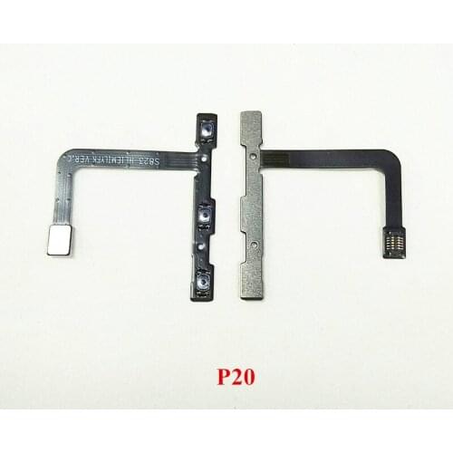 10pcs/Lot For Huawei P20 Power On Off Volume Up Down Connnector Flex Cable