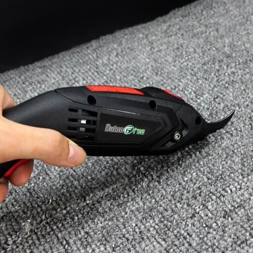 AC 220V Power Electric Scissors Multipurpose Fabric Leather Cloth Cutting Cordless Chargeable Fabric Sewing Handheld Scissors
