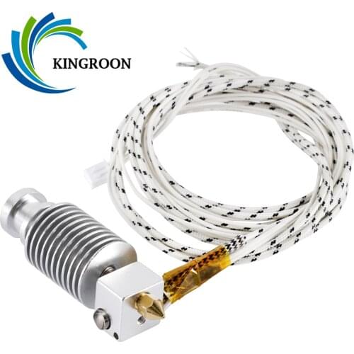 KP3S 3D Printer J-head Hotend for KP3S Titan Extruder For 1.75mm Filament Block Thermistors Bowden Hotend Kit MK8 Nozzle 0.4MM