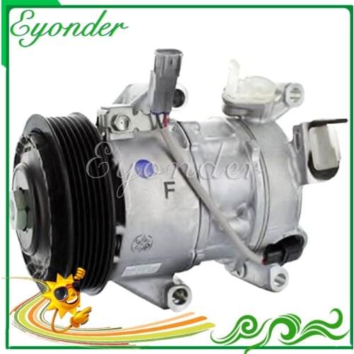 AC A/C Air Conditioning Compressor Cooling Pump 5TSE10C PV6 for Toyota Yaris Vitz 1.0 1.4 D4D DIESEL DCP50251 GE447260-4201