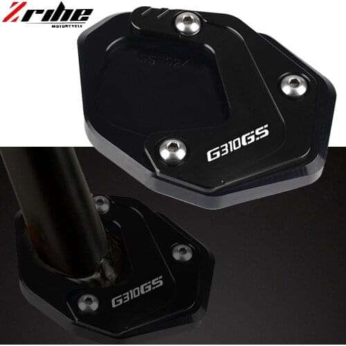 FOR BMW G310GS G 310GS G 310 GS 2018-2021 Aluminum Accessories Motorcycle Kickstand Extension Plate Foot Side Stand Enlarge Pad