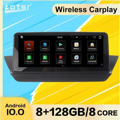 8+128GB Android 10 For BMW X1 E84 2009-2015 Car Multimedia Player Auto Stereo Car GPS Navigation Tape Recorder Car Radio Carplay