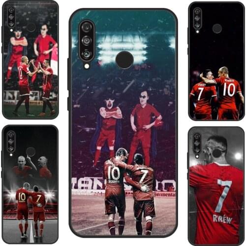 Arjen Robben Franck Ribery For Huawei P20 Lite P30 P40 Pro P Smart 2019 2021 Nova 5T Case For Honor 10i 20 8A 8X 9X