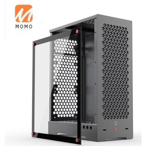 Mini MATX Case C1 Aluminum Alloy PC case Desktop Chassis DIY PC case with DIY Installation for gaming and home office use
