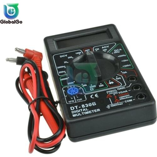 DT-830B LCD Digital Multimeter AC DC 750 1000V Voltmeter Ammeter Ohm Tester Meter Digital Multimeter DT830B