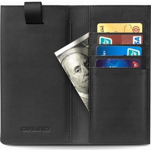 For Apple iPhone X Case QIALINO Fashion Wallet Flip Design Phone Pouch with Card Slot Luxury Genuine Leather Cover Bag Accessory