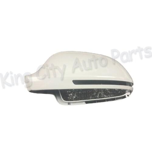 For Audi A4L A6L Q5 09-17 Side Rearview Mirror Cover Rear View Mirror Cap Shell Car Outside Reversing Mirror Housing Hood