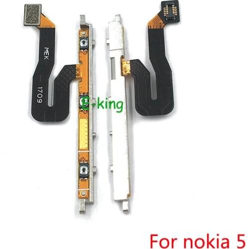 For Nokia 5 5.1 7 7.1 Plus Power On Off Volume Up Down Switch Side Button Key Flex Cable