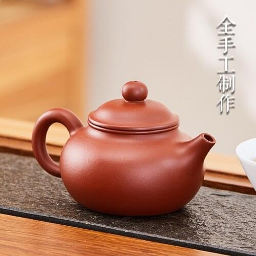 Yixing undressed ore Huang Longshan zhu mud dahongpao work recommended countries all hand kung fu tea pot capacity day