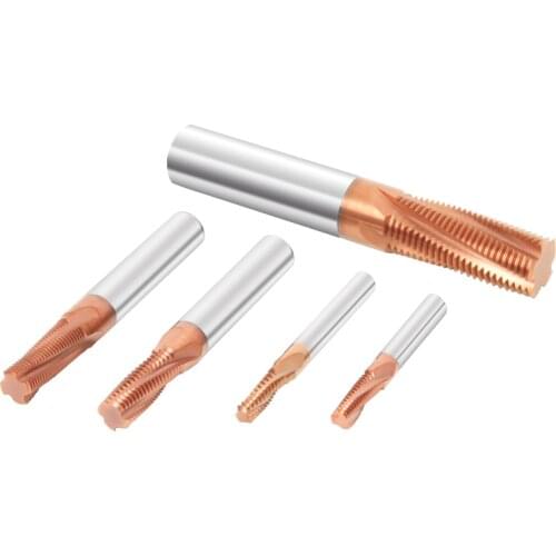HRC65 1/4 3/8 1/2 5/8 5/16 UNC thread mill Tungsten Carbide Thread Milling Cutters