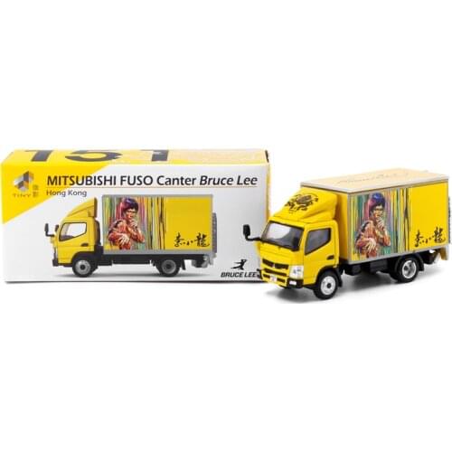 Tiny 1:76 MITSUBISHI FUSO Canter Bruce Lee Truck Diecast Model Car