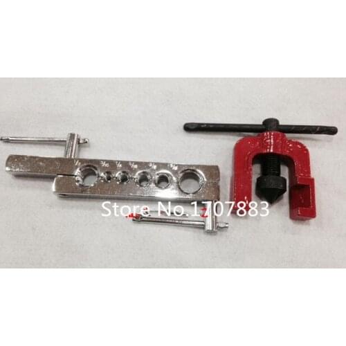 Easy to Use 2 Parts Tubing Pipe Flaring Dies Tools Kit 3/16-5/8 Air Brake Line