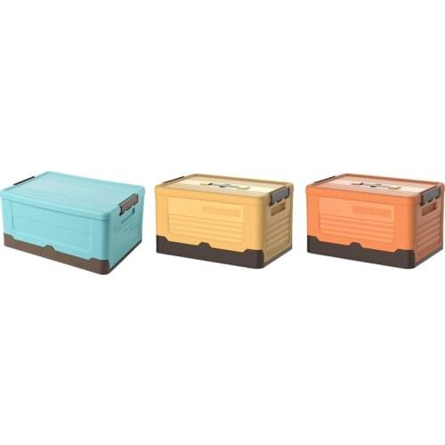 HOT-Foldable Storage Box Clothes Storage Box Toys Books Plastic Tool Box Trunk Car Outdoor Travel Folding Storage Box