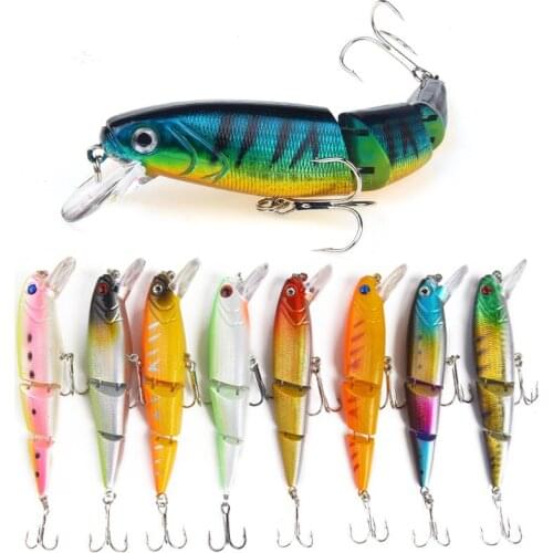 Top fishing lures minnow crank wobbler 11.5cm/15g quality fishing tackle hooks for fishing