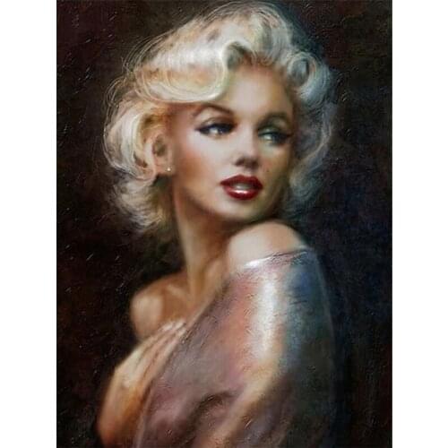 Marilyn Monroe Elvis 5D DIY Diamond Painting Michael Jackson Full Drill Square Diamond Embroidery Picture of Rhinestone