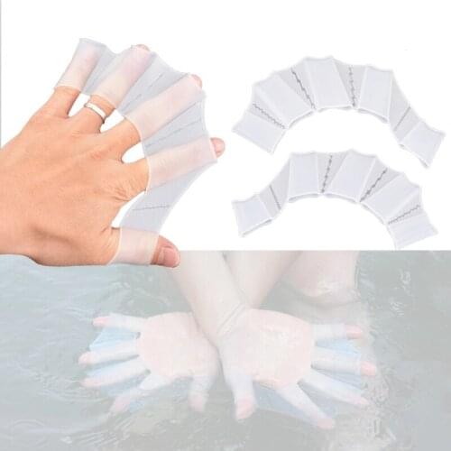 Soft Light Silicone Finger Swimming Fins