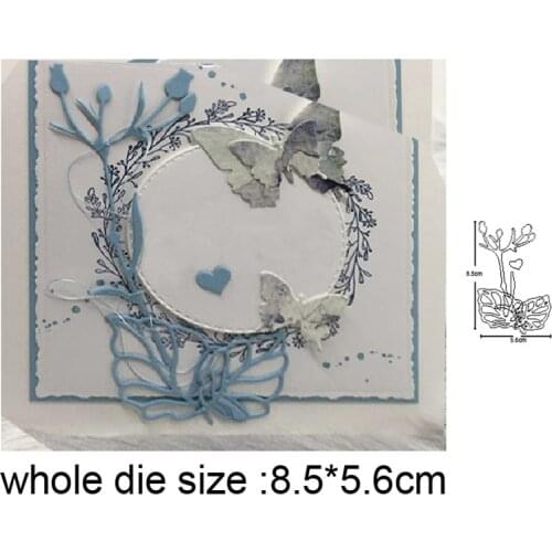 Craft Dies Wildflower Leaf Set Metal Cutting Dies Stencils Dies for DIY Scrapbooking Album Paper Cards Making Embossing Dies Cut