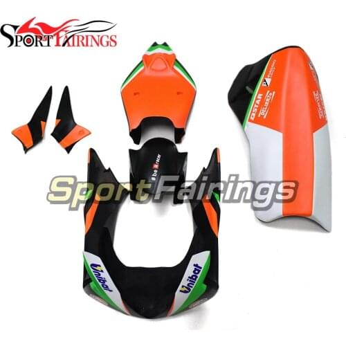 Sportbike Outer Covering for Aprilia RSV4 1000 2010 2011 2012 2013 2014 2015 Fiberglass Material Body Frames Orange Black White