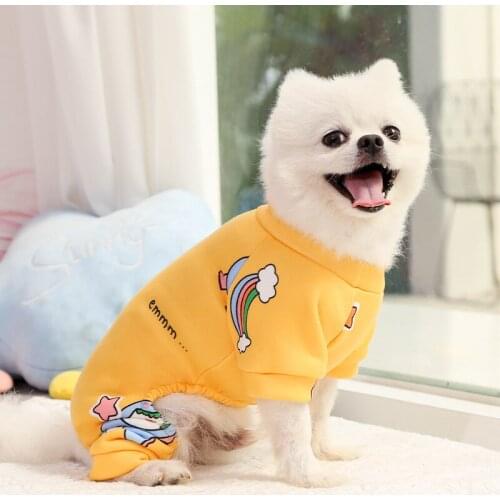 Pet Clothes Dog Jumpsuit Jumpsuit Puppy Outfit Small Dog Costumes Winter Yorkshire Pomeranian Shih Tzu Poodle Bichon Clothing 23