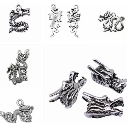 Wecharms bulk charms for jewelry making kit pendant diy jewelry accessories Dragon Charms
