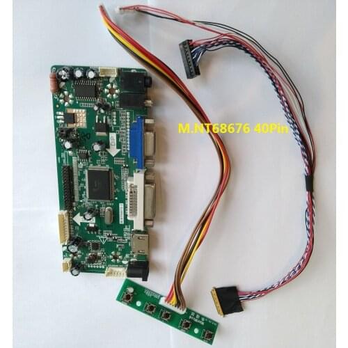 LCD VGA HDMI M.NT68676 LED audio DVI LVDS driver board controller board screen card for LP133WH2-TLL1 1366*768 diy display