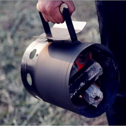 2018 new Outdoor barbecue Charcoal ignition lighting barrel Ultra-high temperature resistant portable bbq