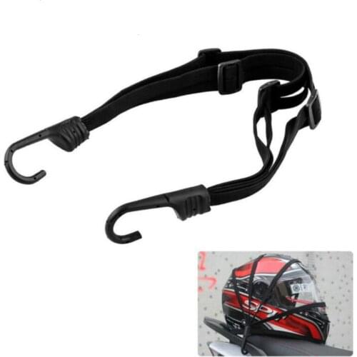 60CM Motorcycle Helmet Straps Motorcycle Accessories Hooks Luggage Retractable Elastic Rope Fixed Strap Motos Helmet Luggage Net