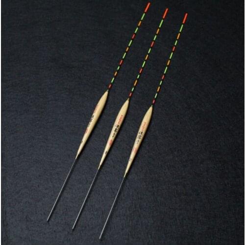 DYGYGYFZ Fishing Floats Balsa Flotteur Peche Shallow Water & Ice Floating Bobbers Wooden Float for Fishing Accessories Tackle