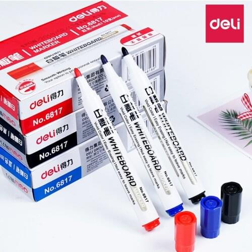 3 PCS Whiteboard pen, water-based erasable marker, display board pen, whiteboard writing pen, deli office stationery