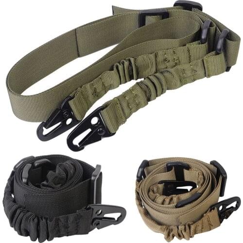 Tactical 2 Point Gun Sling Shoulder Strap Outdoor Rifle Sling With QD Metal Buckle Shotgun Gun Belt Hunting Gun Accessories