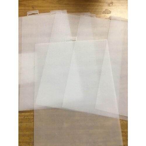 Top Quality 14CT / 7ct Clear Plastic Canvas Fabric For Cross Stitch Ornament Ornaments Wind Chimes Bell Windbells