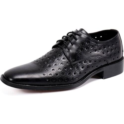 New Casual Mens Classic Shoes Breathable Pointed Toe Trend Black Fashion British Leather Mens Shoes