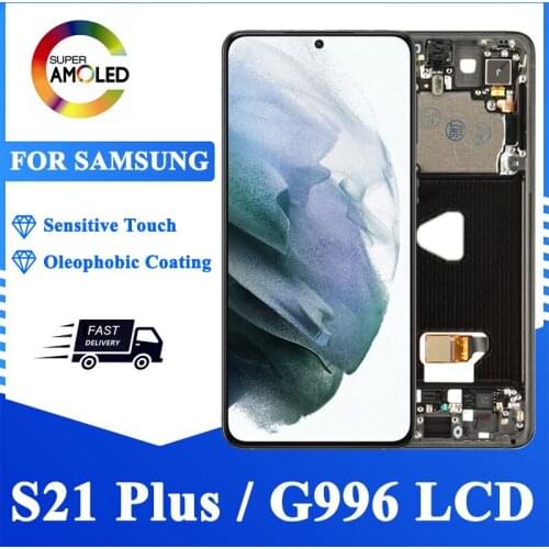 Super Amoled 6.7'' LCD For Samsung Galaxy S21 Plus S21+ Display Touch Screen Digitizer Assembly For Samsung G996 LCD Replacement