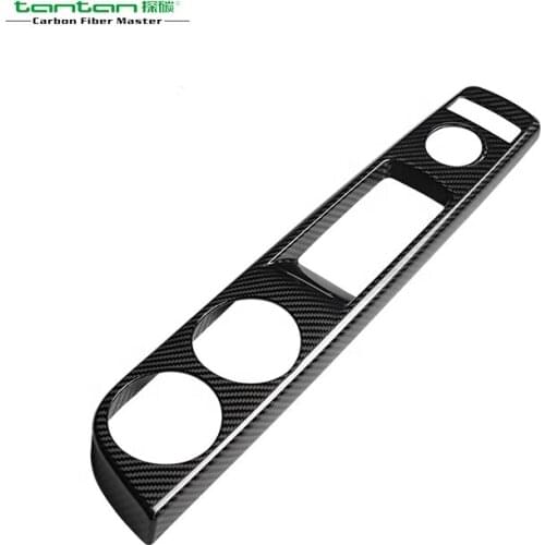 Carbon Fiber Car Interior Accessories Decoration 15 models Water Cup Frame For LEXUS IS Carbon Fiber Sticky