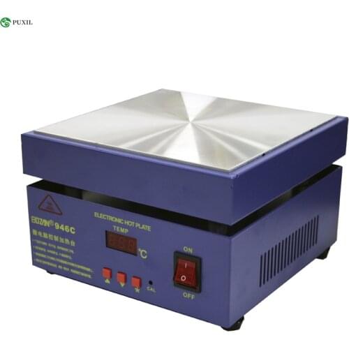 Aluminum substrate heating platform LED preheating platform constant temperature electric heating plate welding desoldering
