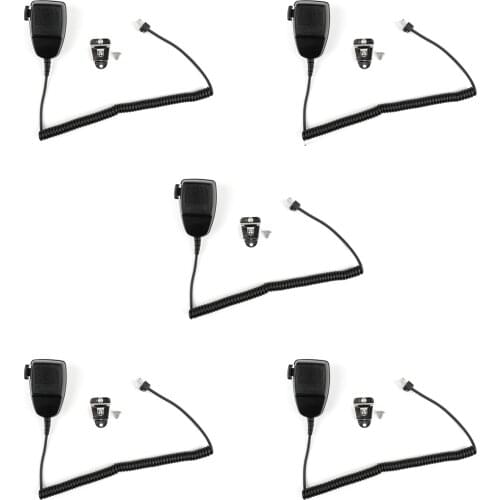 Artudatech 5Pcs HMN3596A Car Mobile Radio Speaker Mic For Motorola GM950 GM300 PRO5100 GM640 GM640 GM660 GM900