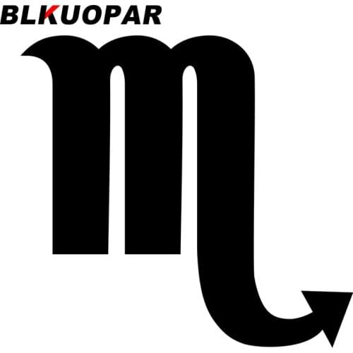 BLKUOPAR for Scorpio Car Stickers Anime Occlusion Scratch Decals Cartoon Fashionable Windshield Caravan Decor Car Label