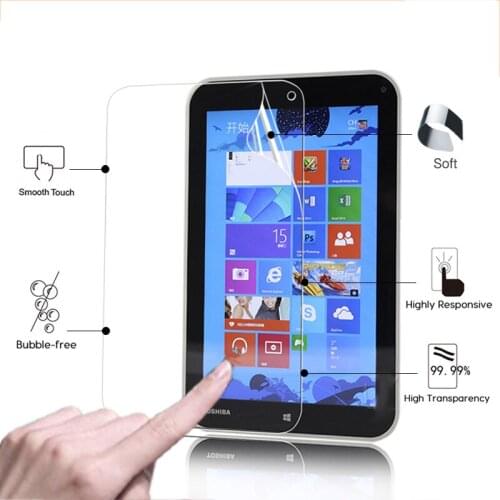 High clear Glossy films For Toshiba Encore WT8-AT01G 8.0" tablet pc Anti-Scratches HD LCD Screen Protector Guard Protective Film