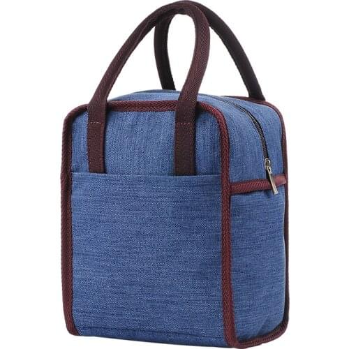 Foil Insulation Bento Box Bag Female Portable Lunch Box Bag Food Carrying Waterproof Handbag Insulation Barrel Rice Bag