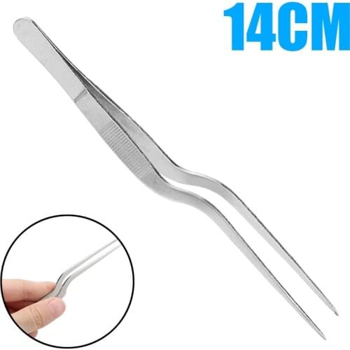 14/16/20/23/26/30cm Mini Food Tong Clips Stainless Steel BBQ Handheld Tong Tweezer Hand Tools For Outdoor Picnic Picking Utensil