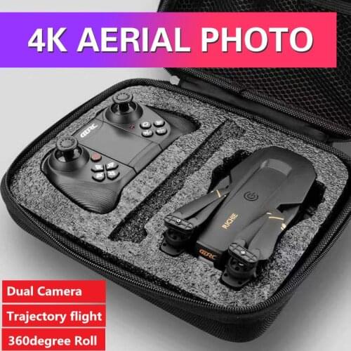 Professional Dual smart positioning Follow Me RC Drone with 4k Dual Camera gesture photo speed control rc Quadcopter VS E88 S137