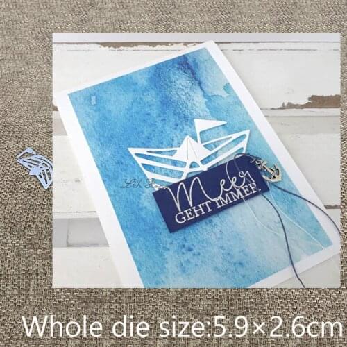XLDesign Craft Metal Cutting Die cut dies sailboat scrapbook Album Paper Card Craft Embossing die cuts