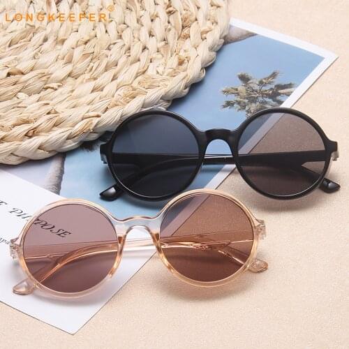 LongKeeper Fashion Kids Sunglasses 2020 New Cute Round Sun Glasses For Boys Girls Vintage Eyeglasses Baby Oculos De Sol UV400