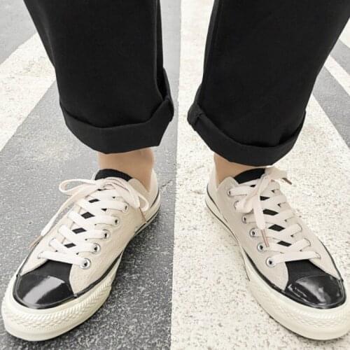 2019 New Vulcanized Canvas Men Shoes Cool Casual Male Sneakers Classic Low Top Students Comfortable Breathable Footwear F3-53