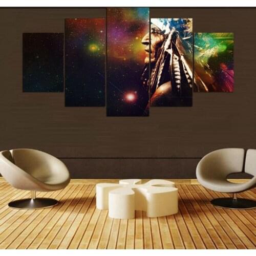 5d full spuare&round 5 Panel Indians Painting 5d diamond painting 5d diamond embroidery painting cross stitchsets