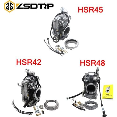 ZSDTRP MIKUNI HSR42 TM42/45/48 HSR45 HSR48 42/45/48mm Accelerator Pump Pumper Carburetor Carb For 4T 600cc-900cc Harley Moto