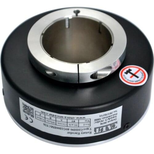 Cheap China Hollow Shaft Absolute Encoder Outer Dia 90mm Shaft 42mm Push Pull to Replace Hengstler Encoder RI76TD 5000ED4N42KF