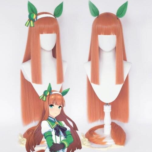 Pretty Derby Silence Suzuka Cosplay Wig Heat Resistant Synthetic Hair Carnival Halloween Party Props